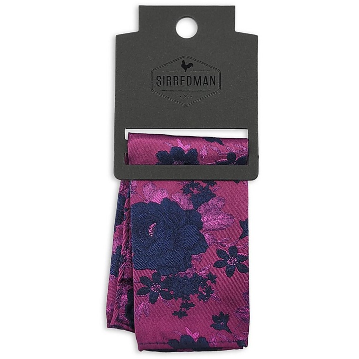 pocket square Fiore Fuchsia