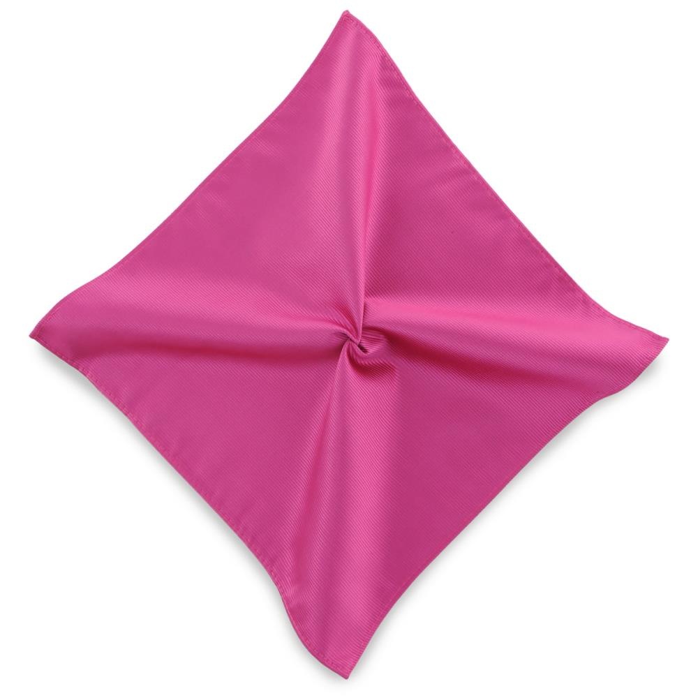 pocket square fuchsia repp - 1