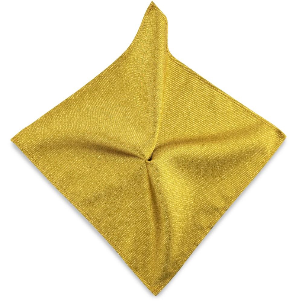 pocket square gold lurex - 1