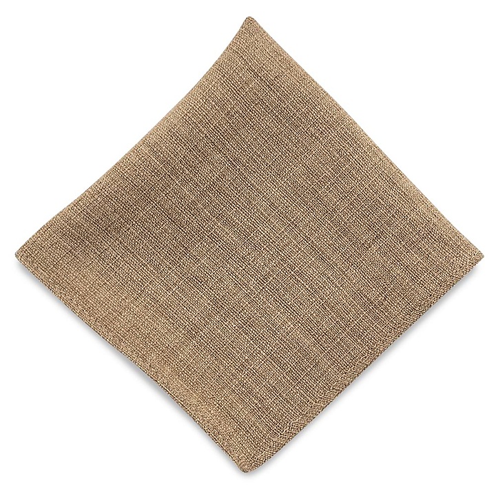 pocket square Jardin Chic Taupe