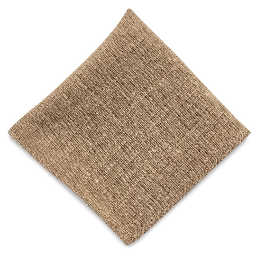 pocket square Jardin Chic Taupe - 4