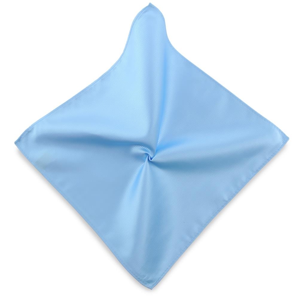 Pocket square light blue repp - 1