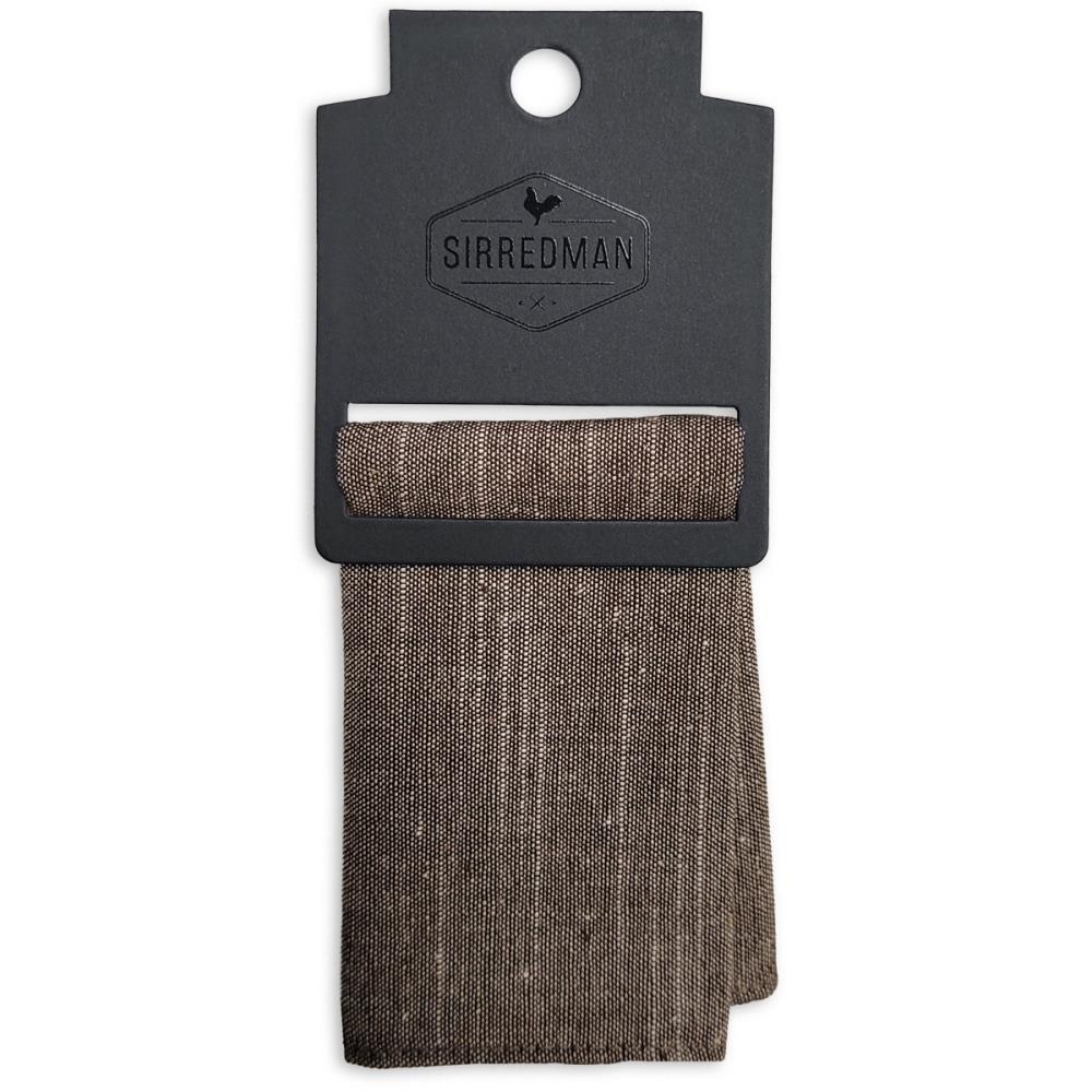 pocket square Linen Love Brown - 3