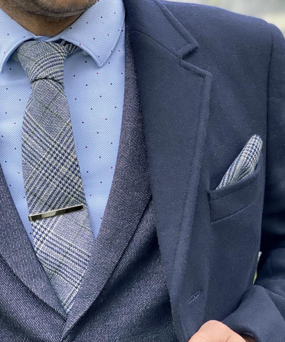 pocket square Maher Tweed - 3