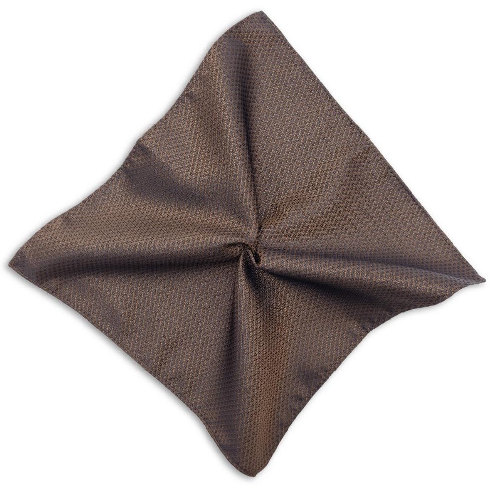 pocket square Majestic Mist Dark Brown - 1