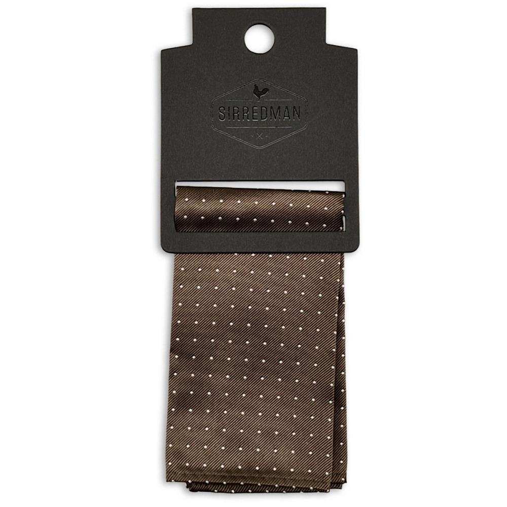 pocket square Mayfair Dots Brown - 2