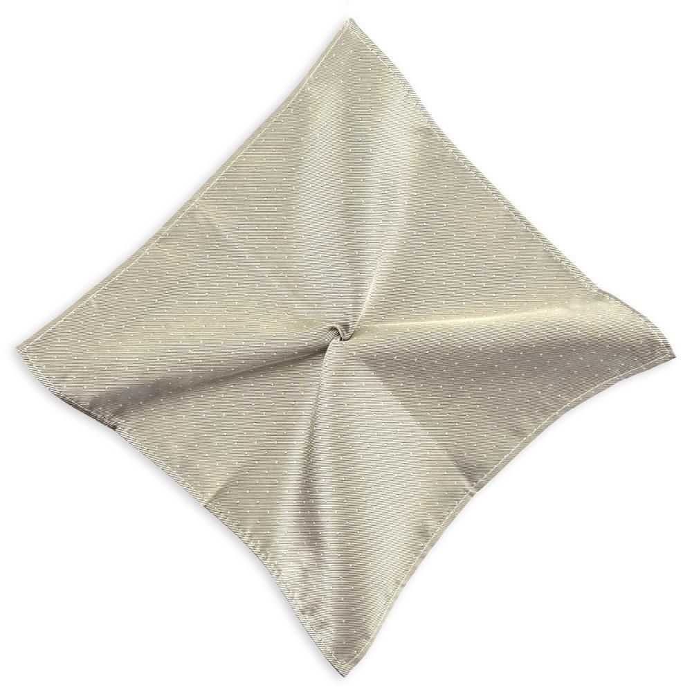pocket square Mayfair Dots Champagne - 1