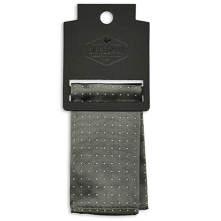 pocket square Mayfair Dots Green