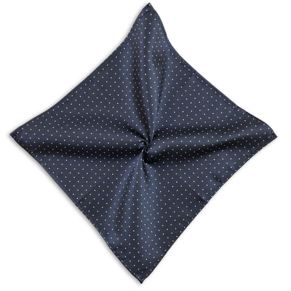 pocket square Mayfair Dots Navy - 1