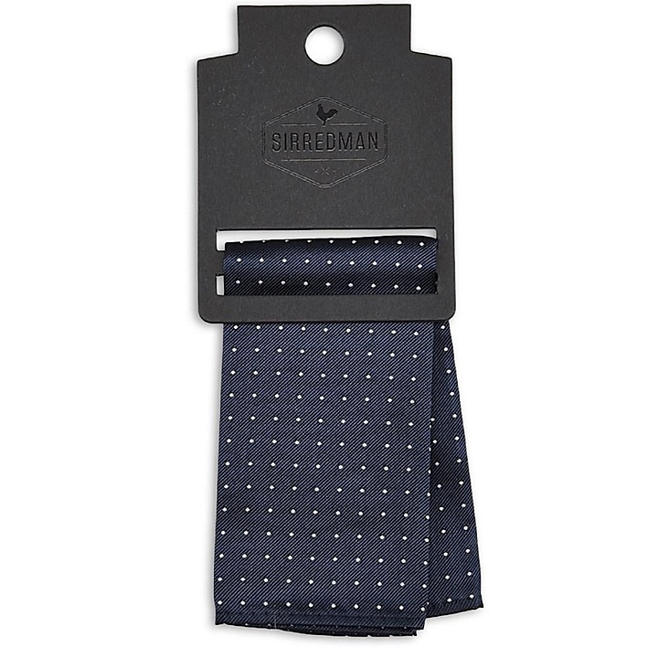 pocket square Mayfair Dots Navy