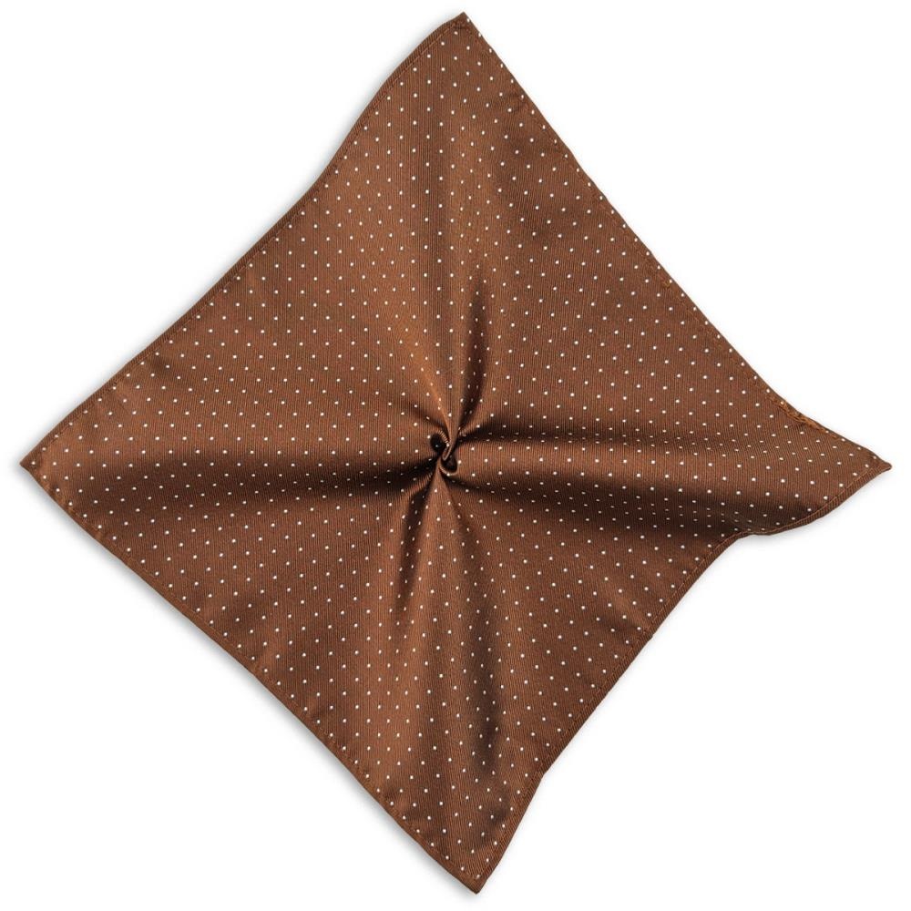 pocket square Mayfair Dots Rust - 1