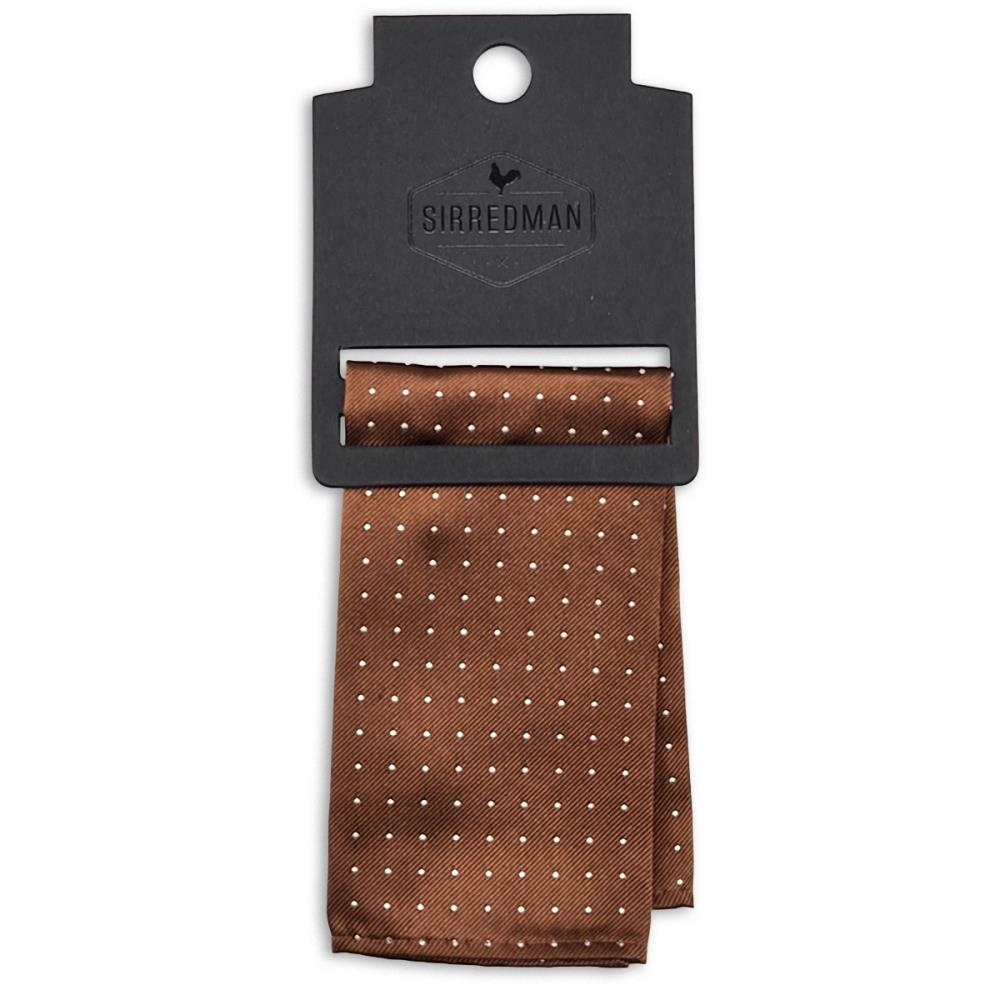 pocket square Mayfair Dots Rust - 2