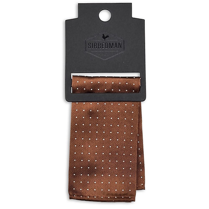 pocket square Mayfair Dots Rust