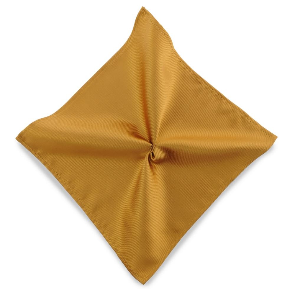 Pocket square ochre repp - 1