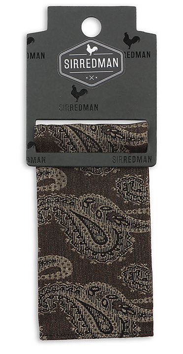 pocket square Paddy Paisley brown