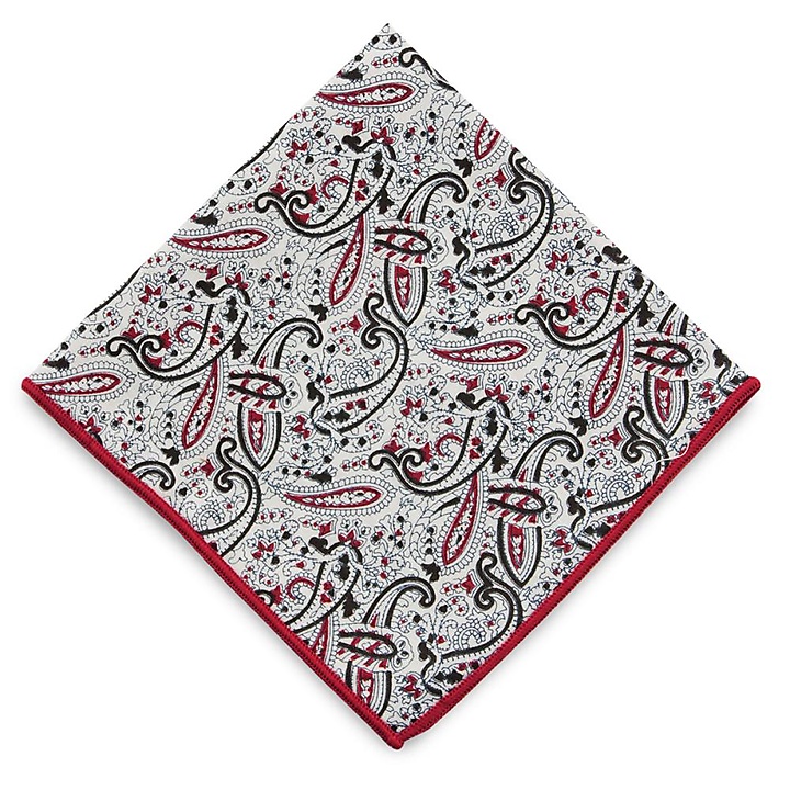 Pocket square Paisley Rush