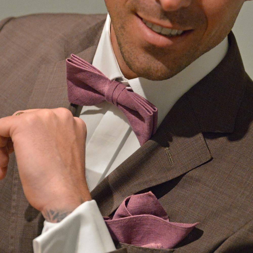 pocket square Pastel Promise Mauve - 2
