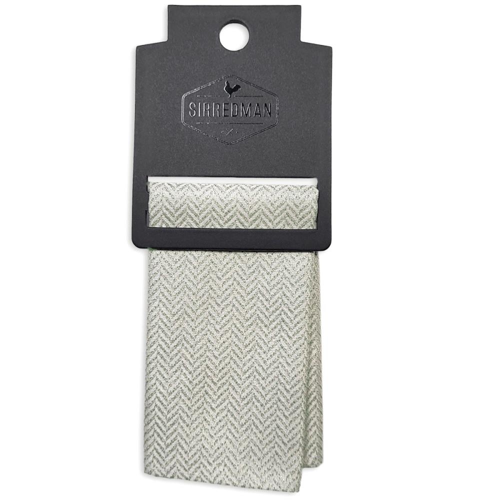 pocket square Pearl Herringbone - 2