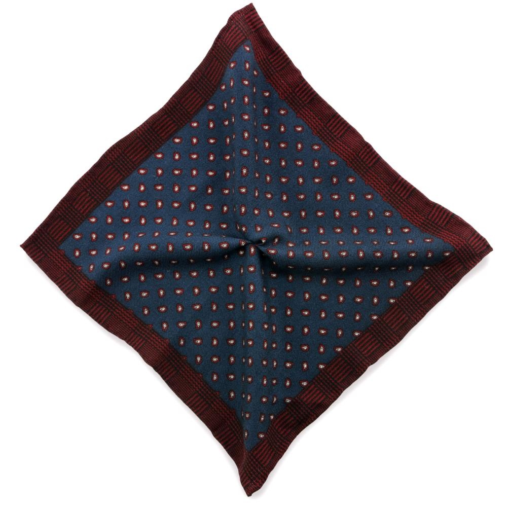 pocket square Petit Paisley - 1