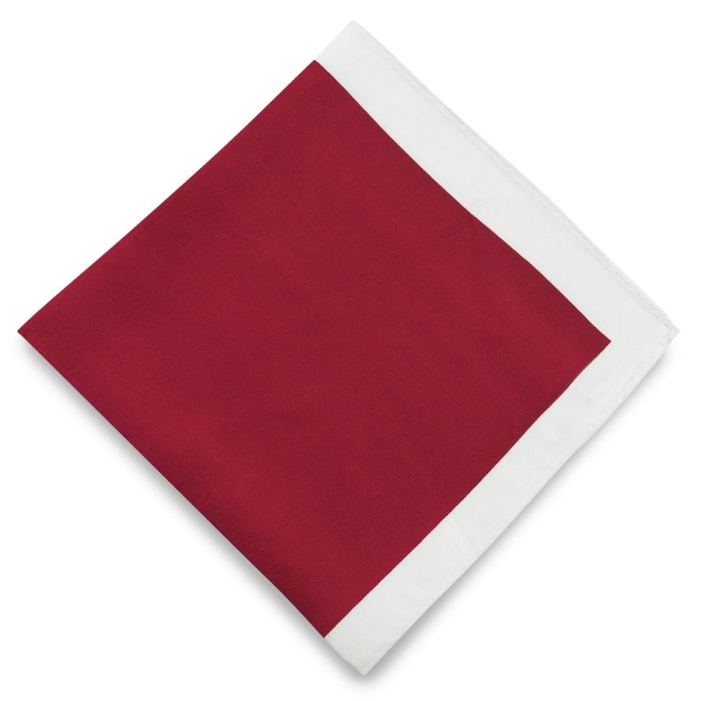 Pocket square plain red - 1
