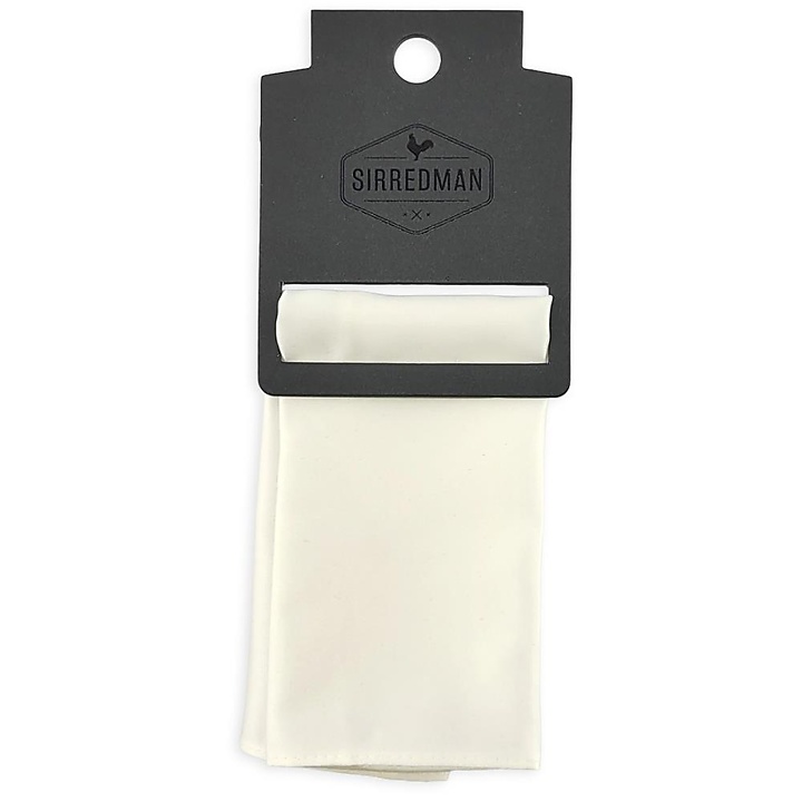 pocket square Satin Grace Off-white