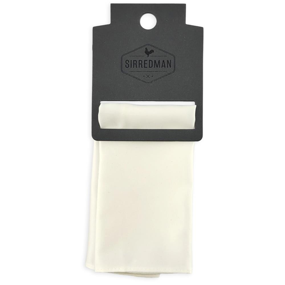 pocket square Satin Grace Off-white - 3