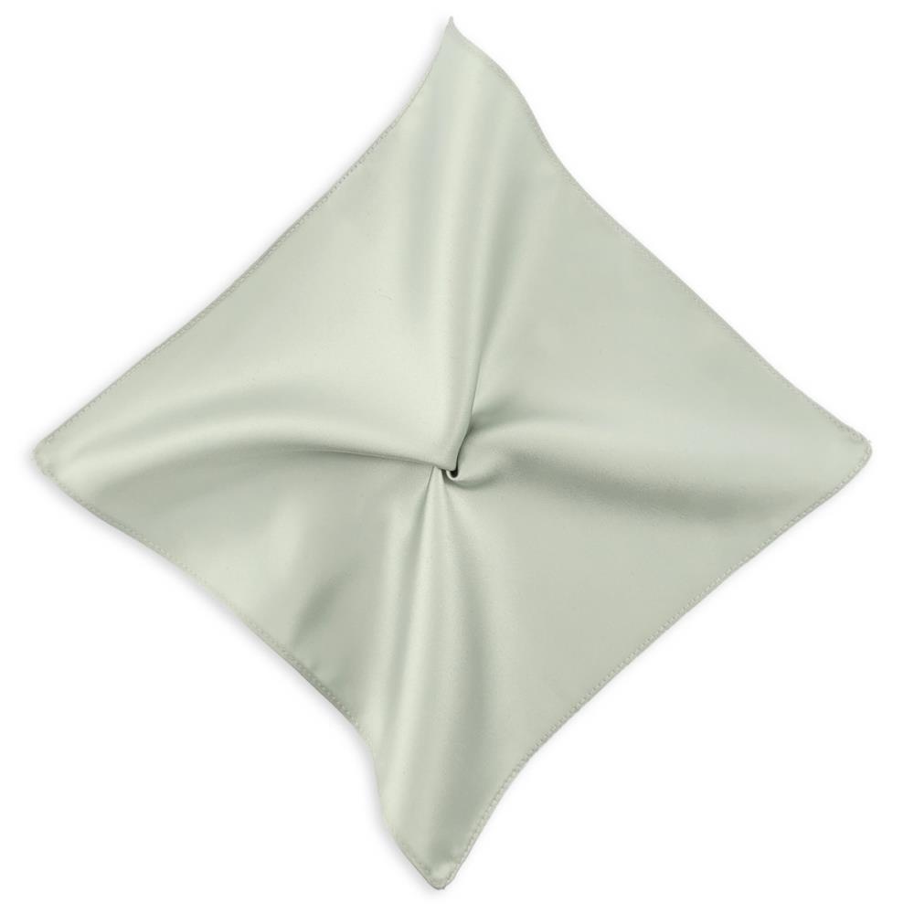 pocket square Satin Grace Sage - 1