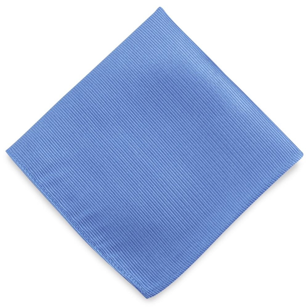 Pocket square silk repp ice blue - 2