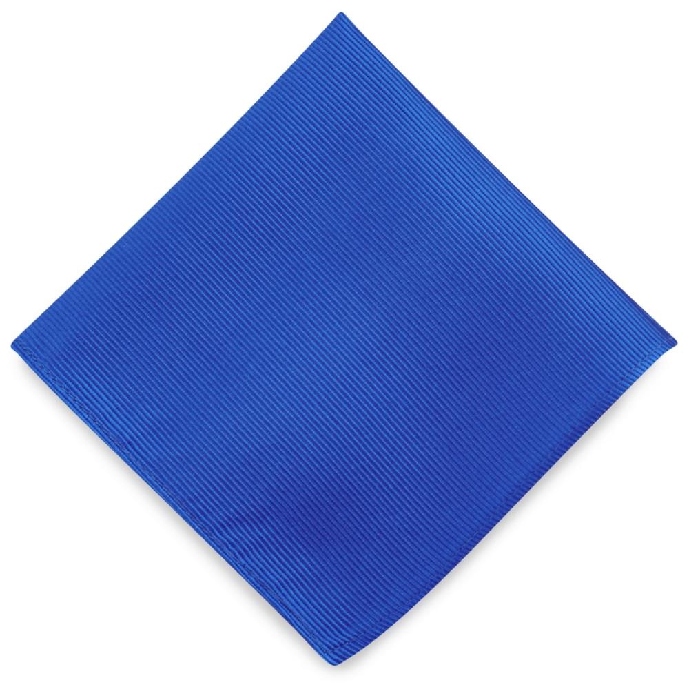 pocket square silk repp royal blue - 2