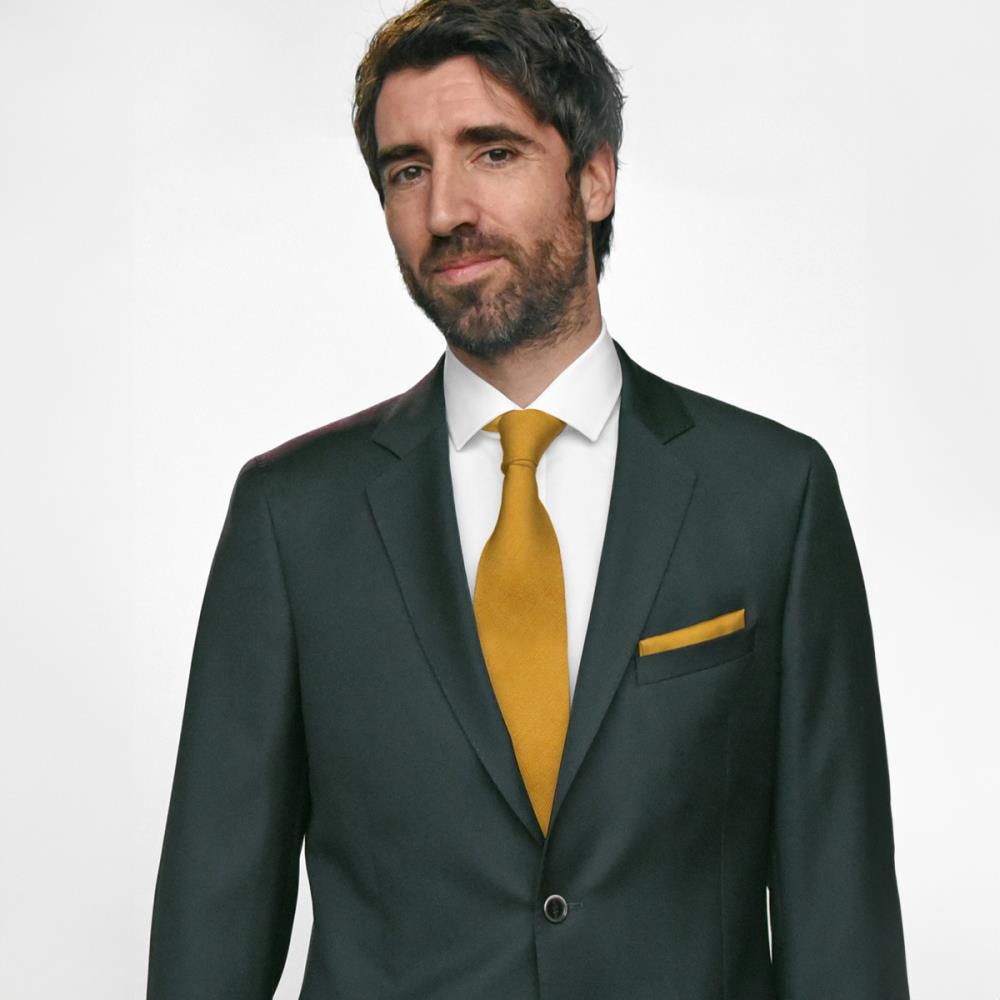 pocket square Soft Touch ochre - 3