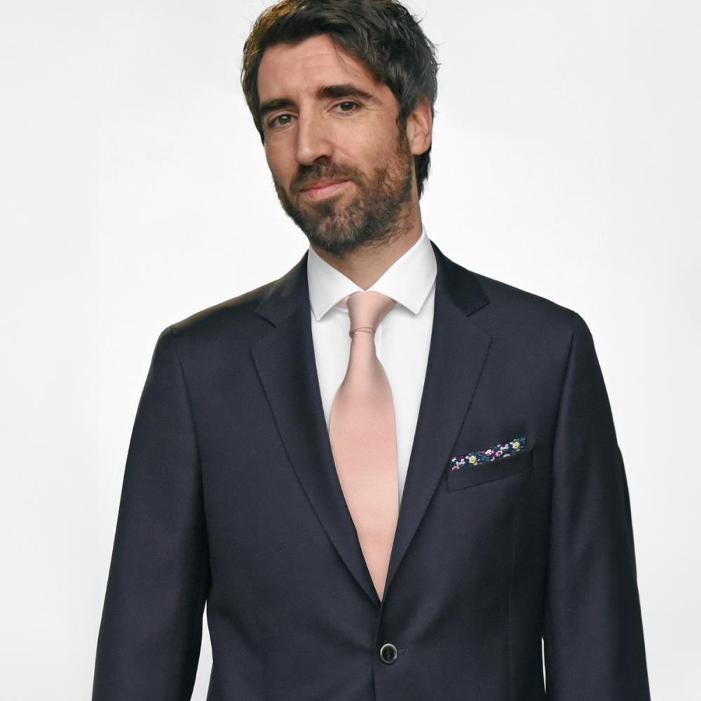 pocket square Soft Touch old pink - 3