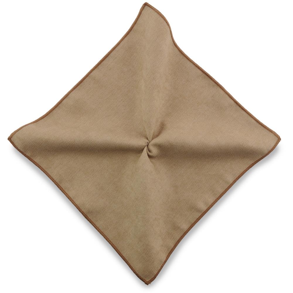 pocket square Soft Touch sand - 1