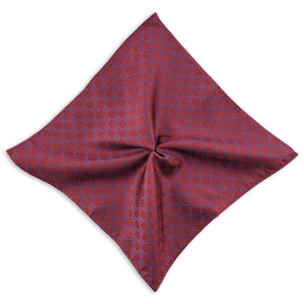 pocket square Sottile Bordeaux - 1