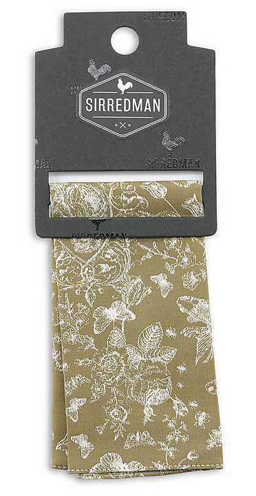 pocket square Sposo Elegante verde olivia