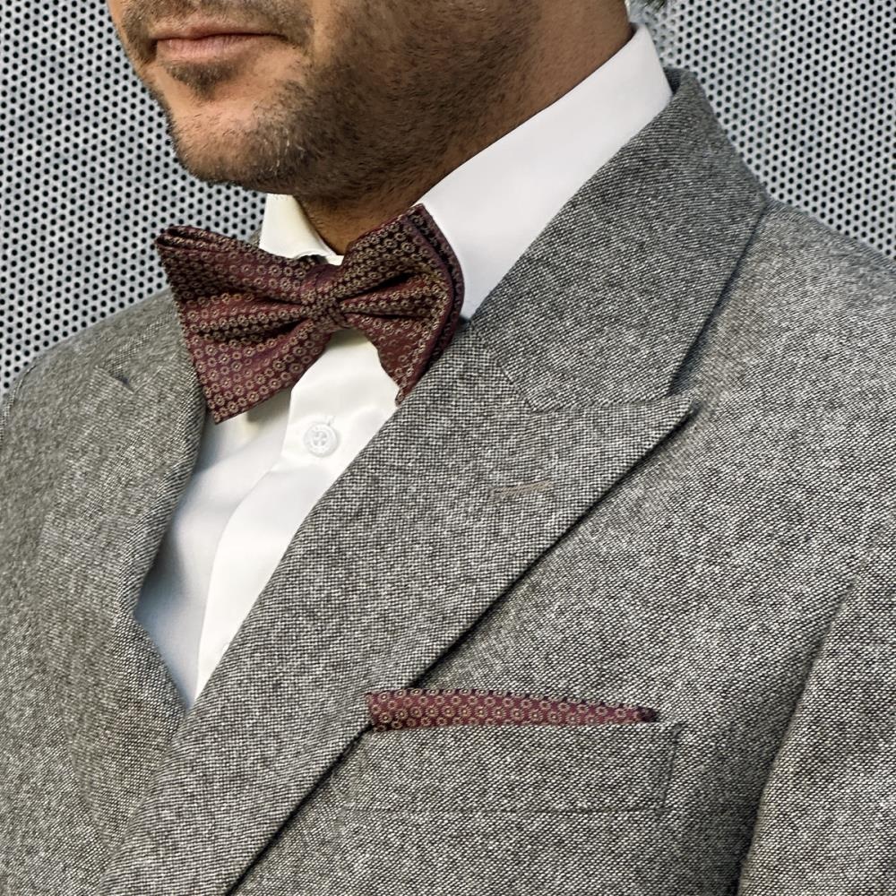 pocket square Talented Tailor bordeaux - 1