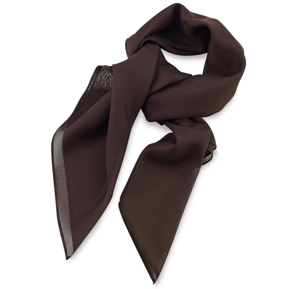 Scarf chocolate brown - 1