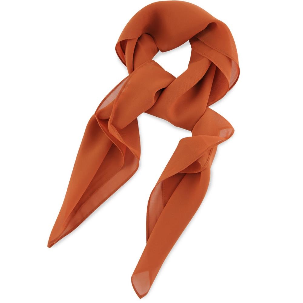 scarf plain copper square - 1