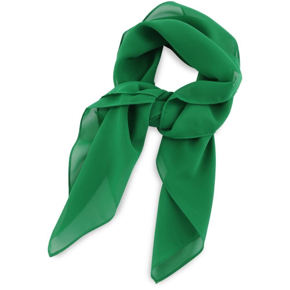 scarf plain emerald green square - 1