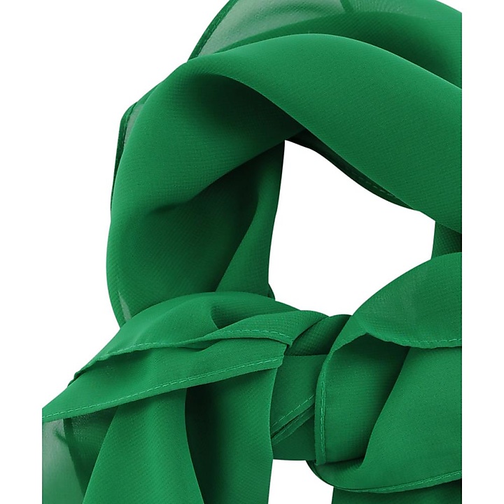scarf plain emerald green square
