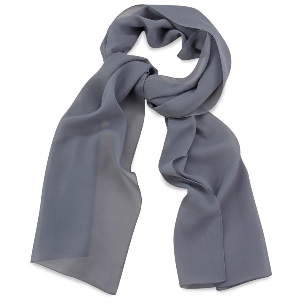 scarf plain grey rectangle - 1