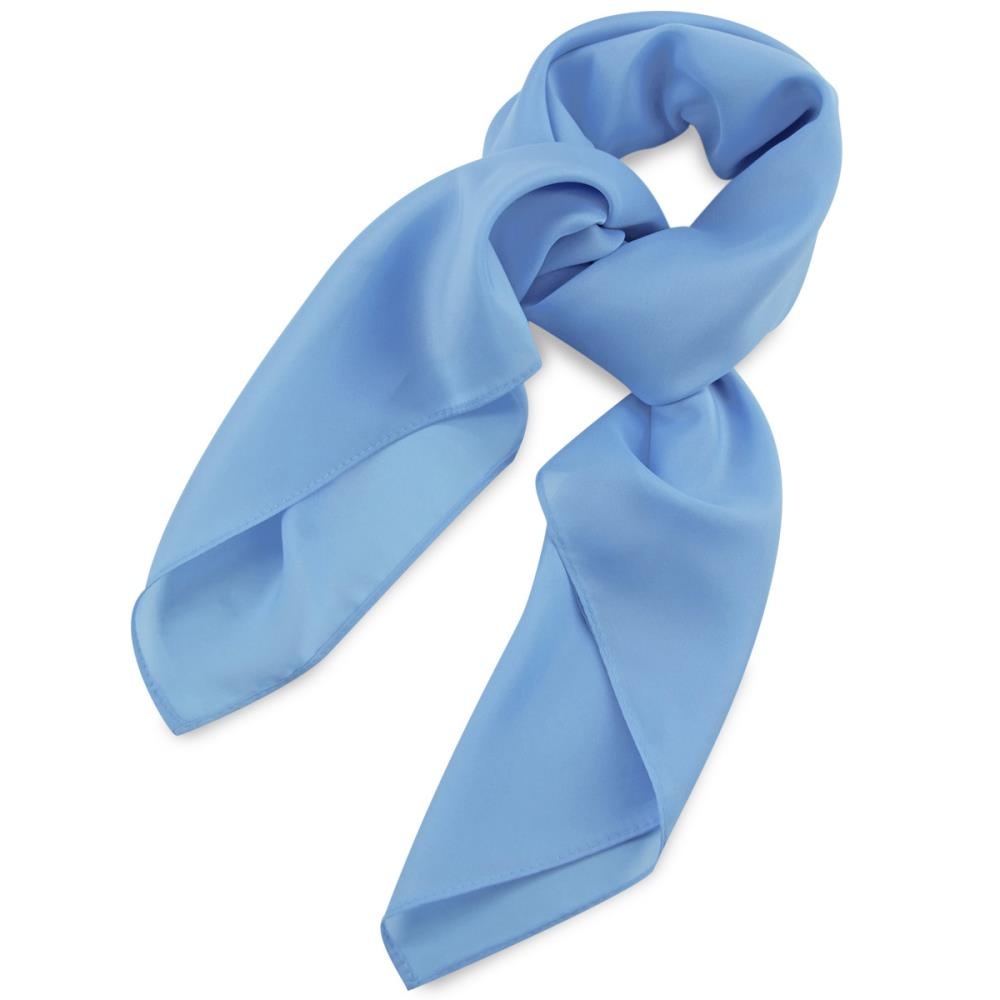 scarf plain light blue square - 1