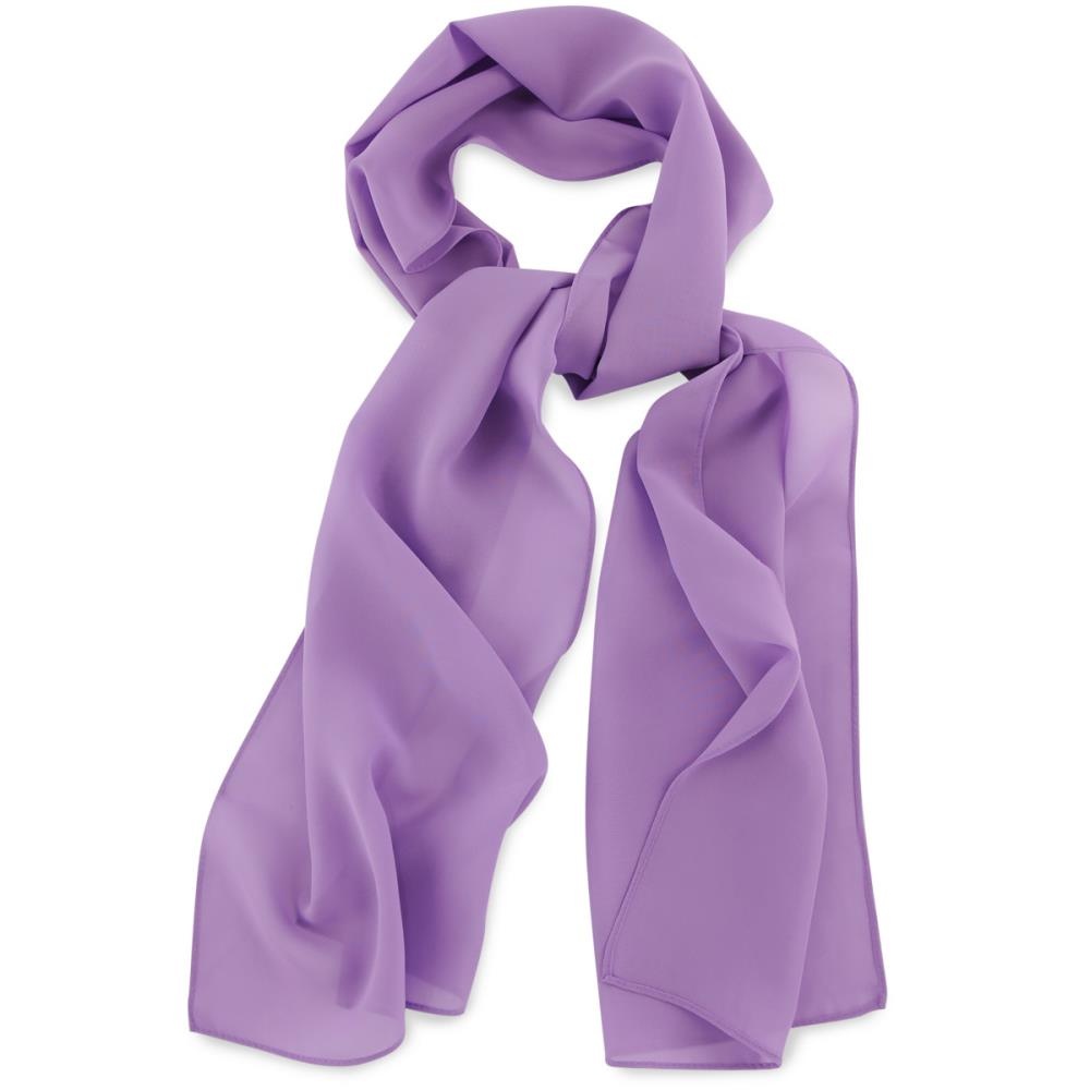 scarf plain lilac rectangle - 1