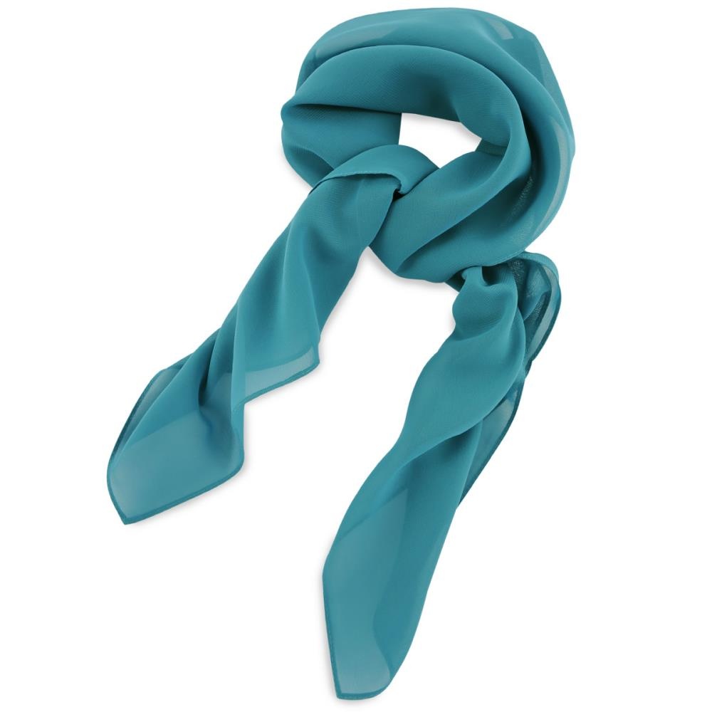 scarf plain petrol square - 1