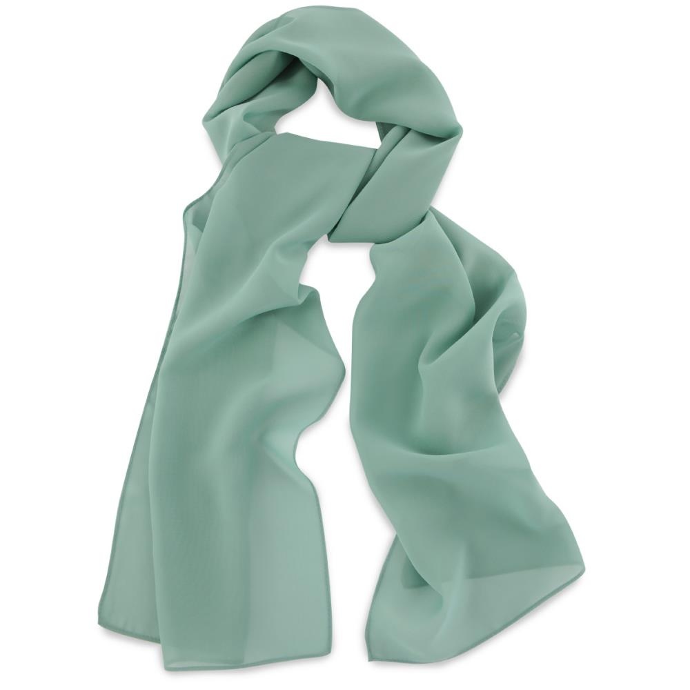 scarf plain sage rectangle - 1
