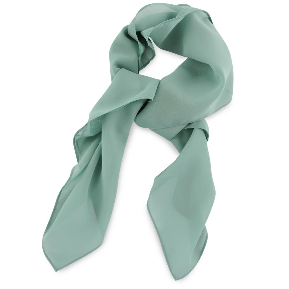 scarf plain sage square - 1