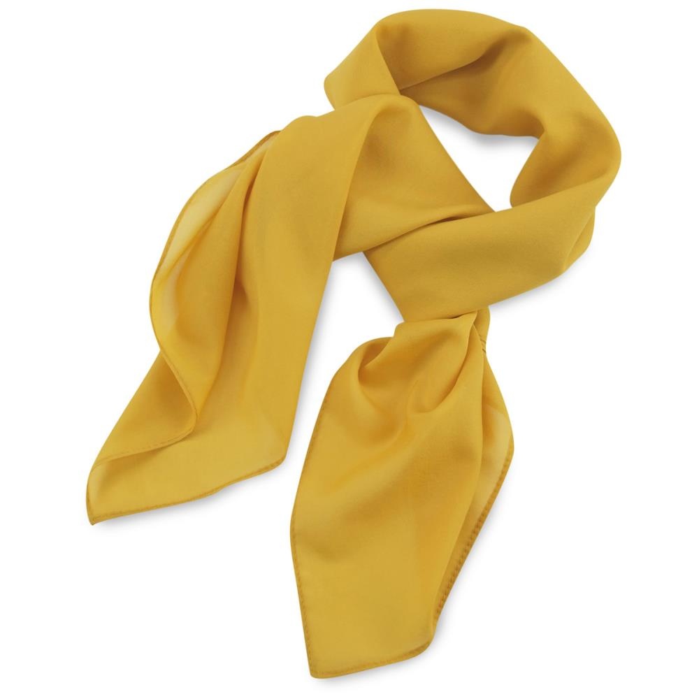 scarf plain yellow square - 1