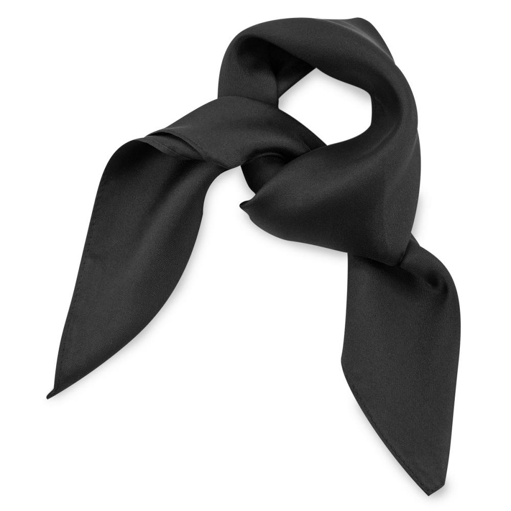 Scarf silk black - 1