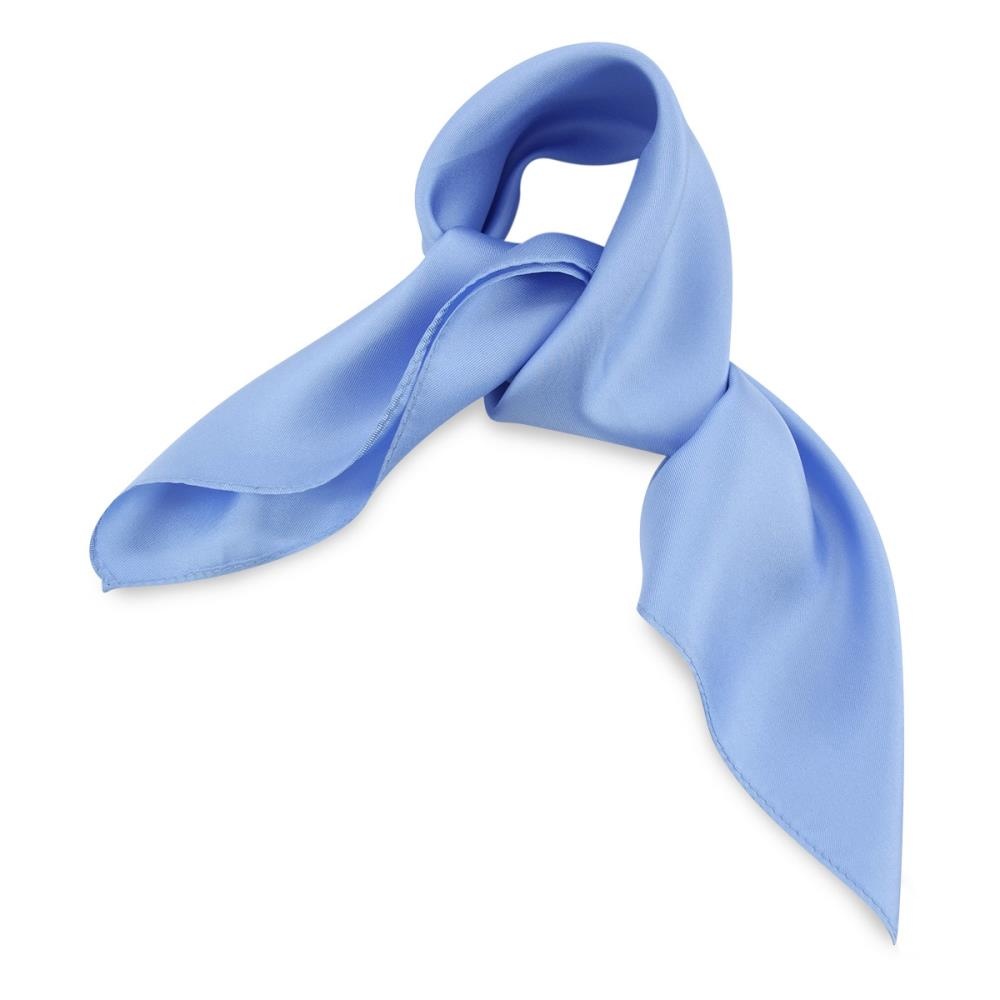Scarf silk light blue - 1