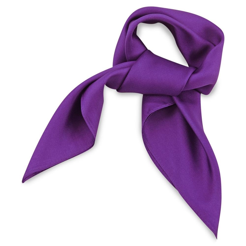 Scarf silk purple - 1