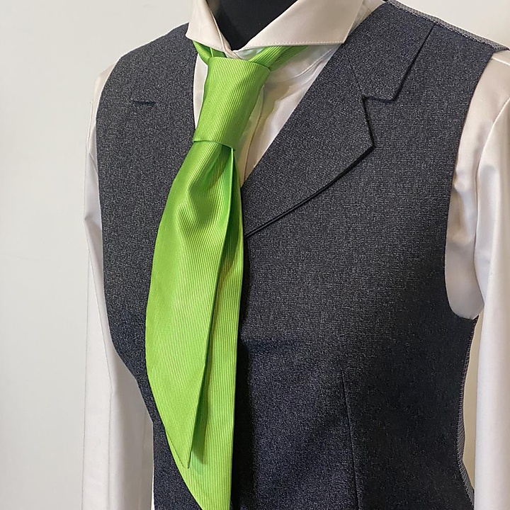 Service tie apple green repp